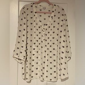 NWOT Rose + Olive 3X Women’s Blouse